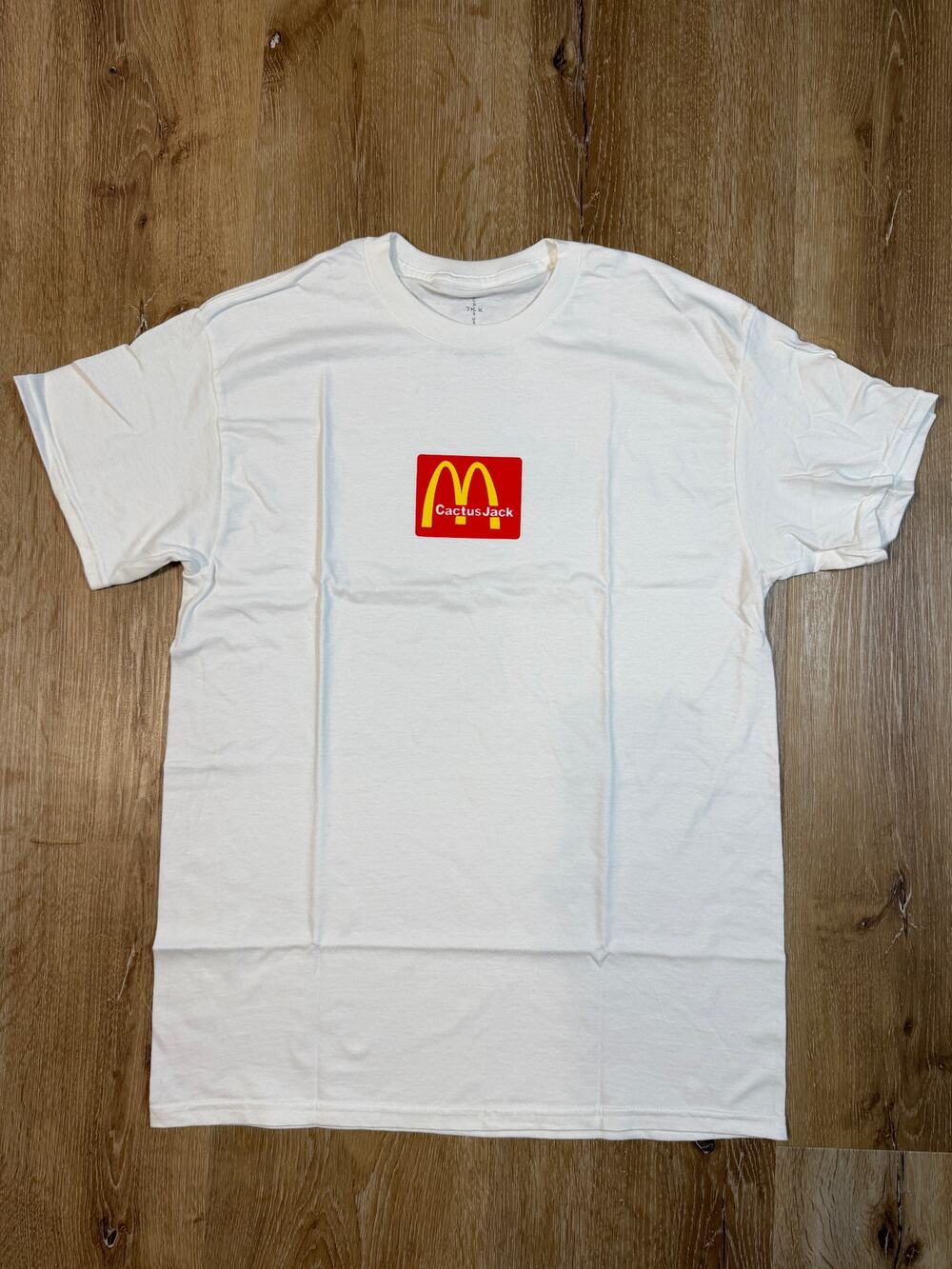 Cactus Jack McDonalds Tee White Size M New